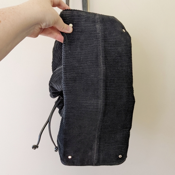 Y2K Kate Spade Corduroy Drawstring Bag - Picture 10 of 13